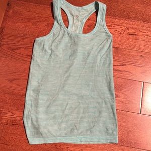 Two Lululemon running tank tops